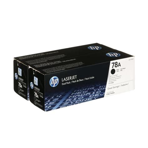 HP 78A 2-pack Black Original LaserJet Toner Cartridges - Bonolo Online