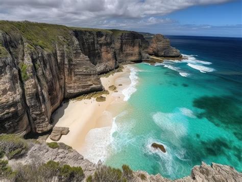 Premium Photo | A beach on the island of mahe, the island of mahe.