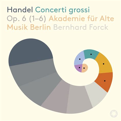 Handel Concerti Grossi Op 6 part 1 Album by Akademie für Alte