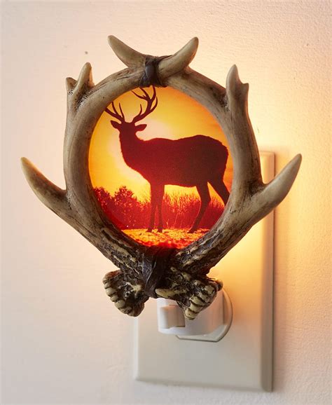 Animal Themed Antler Night Lights Night Light Lights Theme