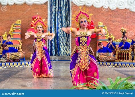 Traditional Balinese Dance Performed Editorial Photography - Image of ...