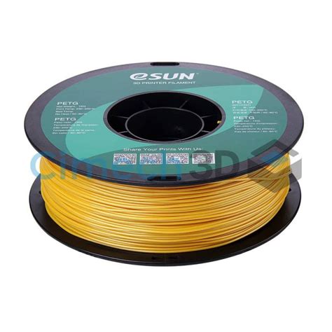 Filamento Petg Dorado Solido Marca Esun Kg Cimech D