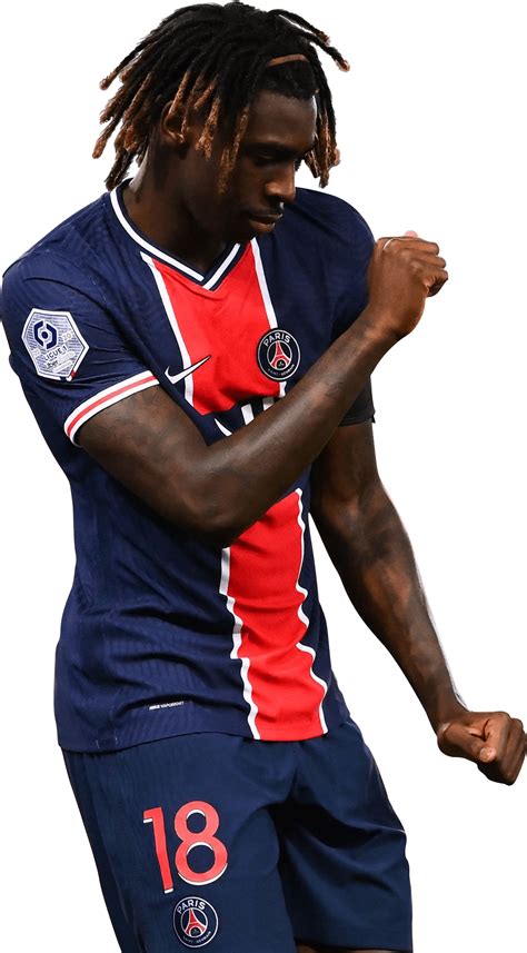 Moise Kean Paris Saint-Germain football render - FootyRenders