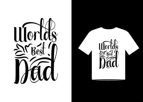 Fathers Day Quotes T Shirt Template Design Vector 7924558 Vector Art At