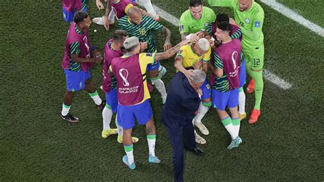 Richarlison: WATCH: Richarlison teaches Brazil head coach Tite 'Pigeon ...