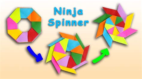 Ninja Star Fidget Spinner How To Make A Paper Fidget Spinner How To