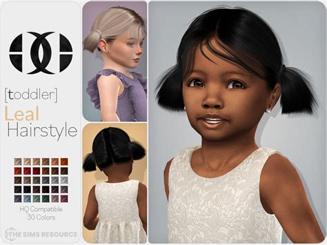 The Sims Resource Leal Hairstyle V2 Toddler