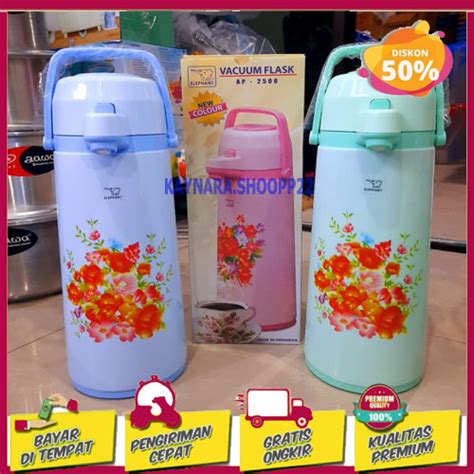 Jual Termos Air Panas Pompa 2 5 Liter Sunflask AP 2525 Air Pot Pencet