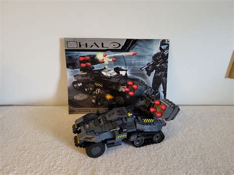 Halo Mega Bloks Covert Ops UNSC Wolverine Set 97072 Near Complete