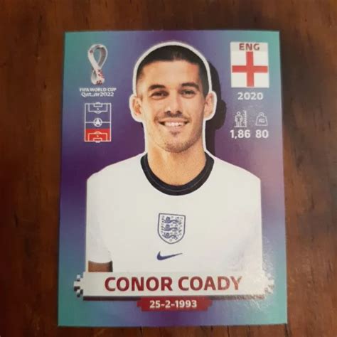 STICKER PANINI FIFA World Cup Qatar 2022 Conor Coady England Eng6 EUR