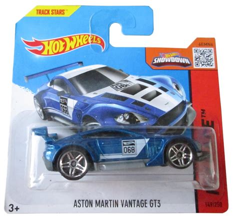 Hot Wheels Hw Race Aston Martin Vantage Gt On Short Card Amazon In Toys Games