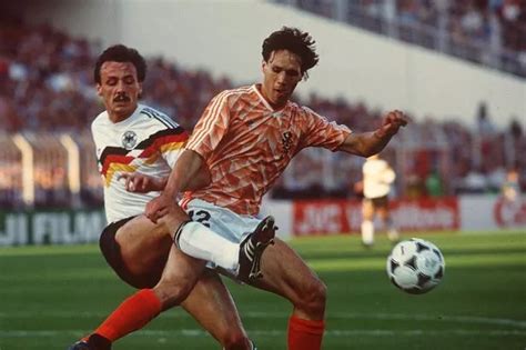 Holland legend Marco van Basten heard saying 'Sieg Heil' on TV sparking ...