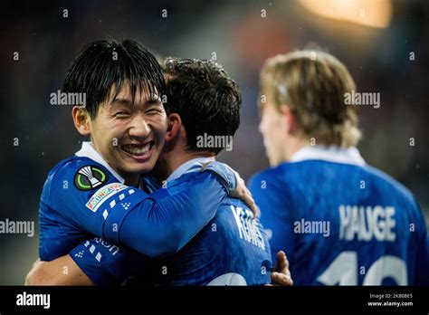 Gent Belgium Gent S Sven Kums Celebrates After Scoring