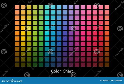 Color Chart Designer Tool Texture Pattern Background. Color Palette ...