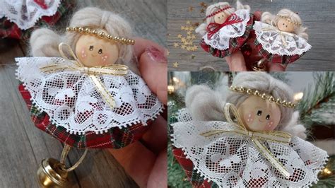 TUTORIAL SUPER FACILE EASY DIY Decorazioni Di Natale In Tessuto Idee