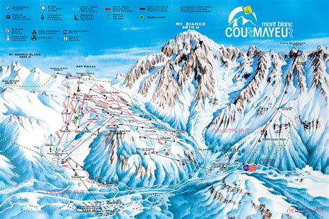 Cartina Piste E Impianti Courmayeur