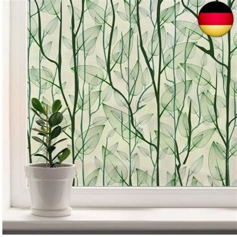 FENSTER SICHTSCHUTZFOLIE STATISCH HAFTENDE Fensterfolie Ohne