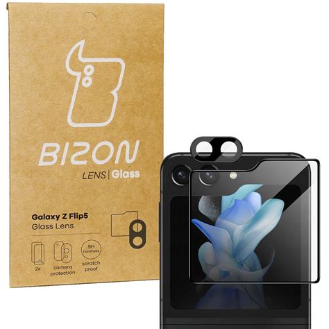 2x Szkło na aparat Bizon do Galaxy Z Flip5 Bizon Sklep EMPIK