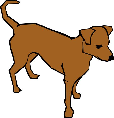 Clipart - Dog (Simple Drawing)