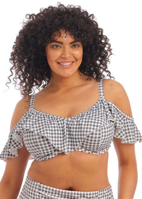 Biustonosz K Pielowy Elomi Swim Checkmate Es Gyl Uw Bikini Top