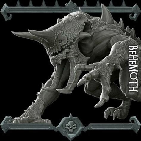 Behemoth Tarrasque Gargantuan 3d Printed Dnd Dungeons And Dragons