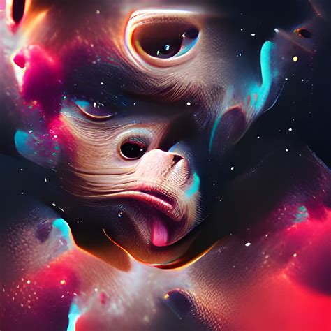 Space Monkey Ai Generated Artwork Nightcafe Creator