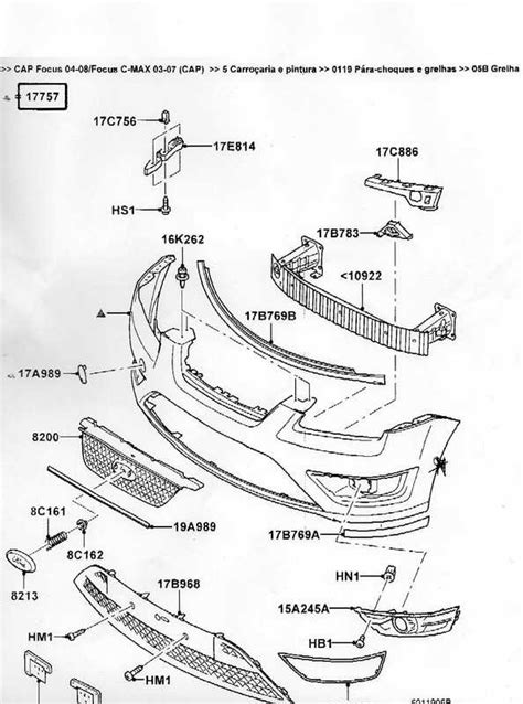 Visual Guide to Body Parts of a 2009 Ford Focus