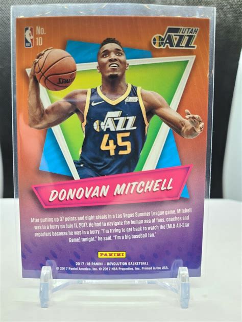 2017 18 Panini Revolution Rookies 125 Donovan Mitchell RC For Sale