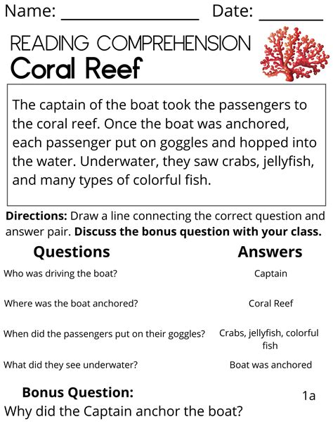 Reading Comprehension Passages 1st Through 3rd Grade Part 1 Made By Teachers