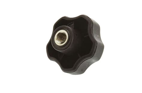 RS PRO RS PRO Black Multiple Lobes Clamping Knob M10 Threaded