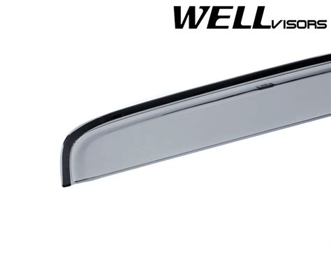 Wellvisors Side Window Deflectors Honda Pilot 09 15 Premium Series