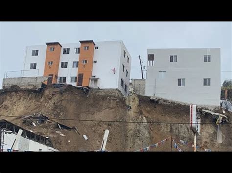 Edificio Colapsa En Tijuana Fraccionamiento La Sierra Youtube