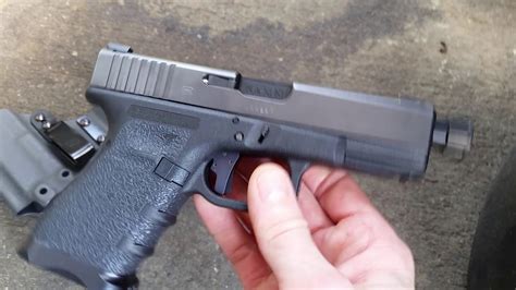 Blacklist Industries Glock 23 40 Caliber Threaded Fluted Barrel Youtube