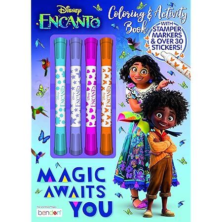 Amazon Disney Encanto Page Color By Number Coloring And