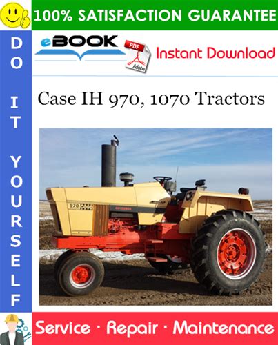 Case Ih 970 1070 Tractors Service Repair Manual Pdf Download