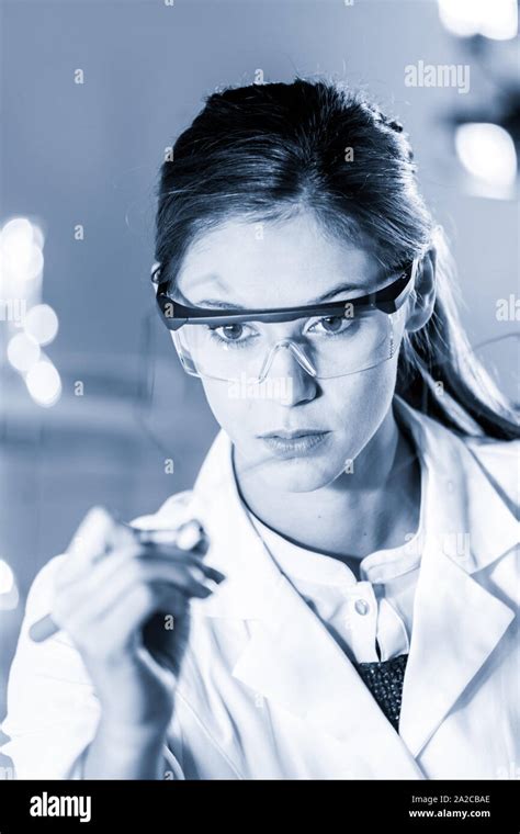 Portrait Of A Confident Female Researcher In Life Science Laboratory