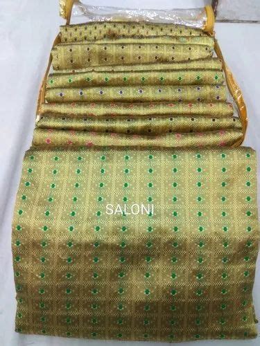 Gota Multicolor Melluha Brocade Fancy Blouse Fabric Saloni Size At