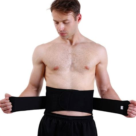 Lower Back Support Brace Dual Adjustable Lumbar Belt For Compression