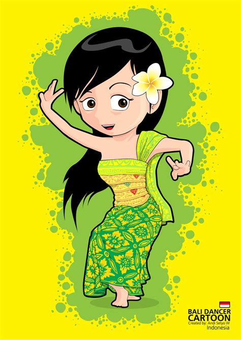 Bali Dancer Cartoon by openlite on DeviantArt