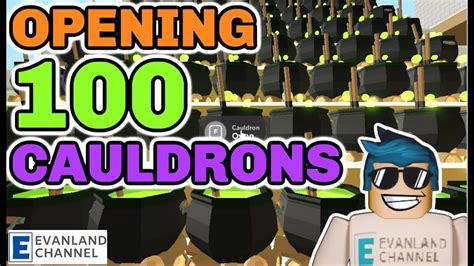 OPENING 100 CAULDRONS IN ROBLOX ISLANDS HALLOWEEN UPDATE 2021 YouTube