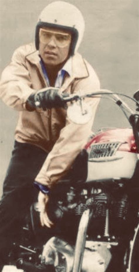 Pernell In His Motorcycle In The Early 1960s Pernell Roberts