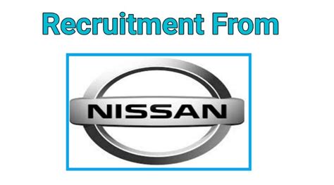 Nissan Job Recruitment For Fresher And Experienced Direct Walk In