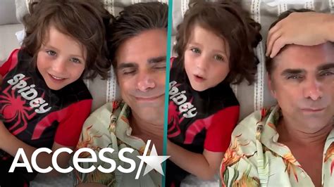 John Stamos Celebrates 60th Birthday W 5 Year Old Son Billy Youtube