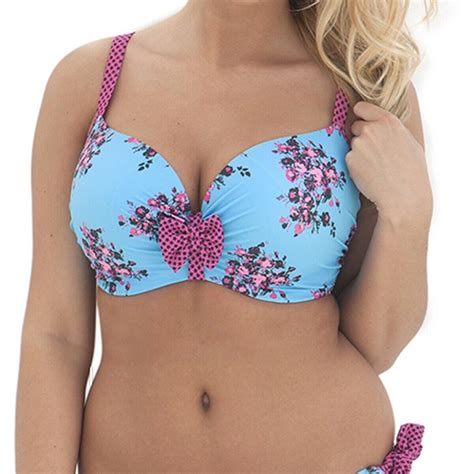 Curvy Kate Beach Bloom Bikini D E And Xxl Xxxl Skirted Topaz