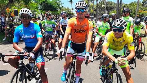 Tour Cycliste Antenne Réunion top départ de lédition 2023 LINFO