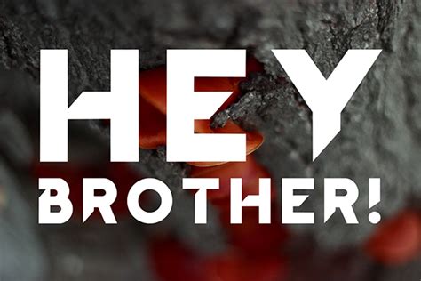 Hey Brother! free font :: Behance