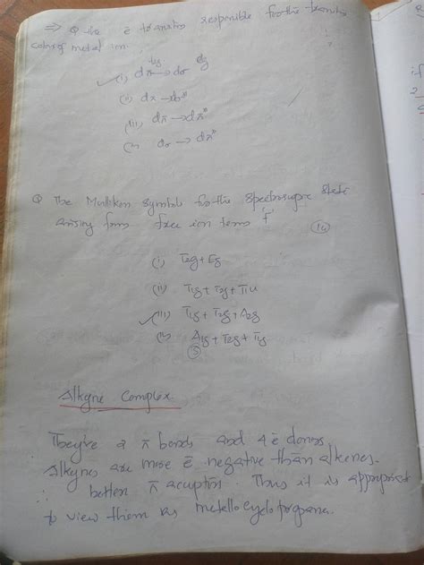 Solution Organometallic Chemistry Part Studypool