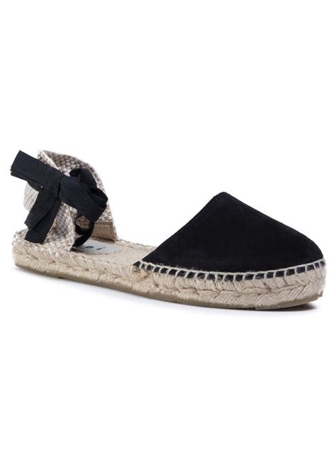 Espadrillas Manebi Flat Valenciana K P Nero Escarpe It