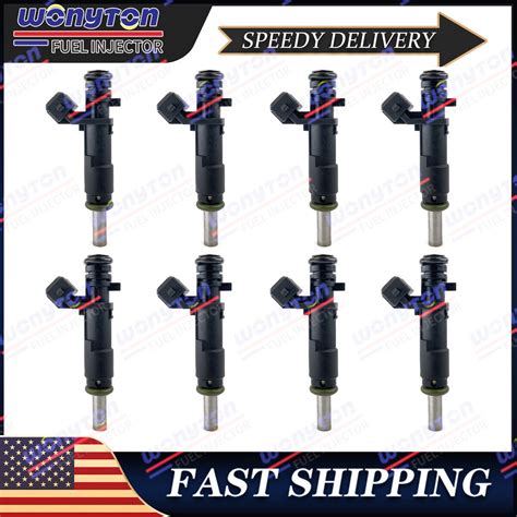 8Pcs Upgrade Siemens EV14 Fuel Injectors 7525721 For 2004 2010 BMX X5 4