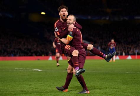 Andres Iniestas Brilliance Sets Up Messi Goal Vs Chelsea